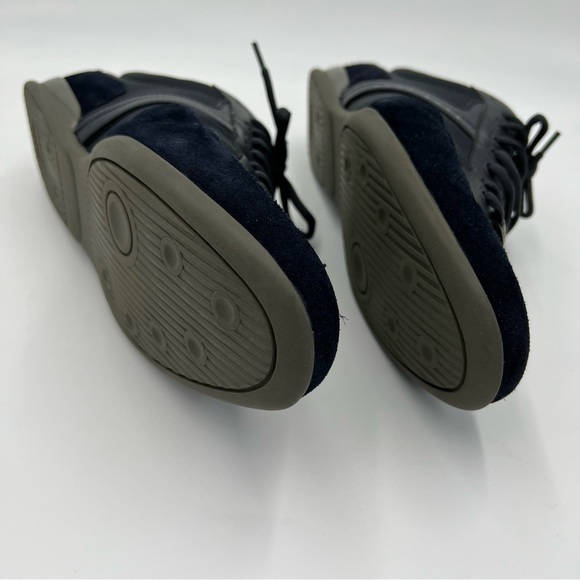 HUGO BOSS MIXED-MATERIAL TRAINERS WITH SUEDE AND FAUX LEATHER SNEAKERS - Picture 11 of 12